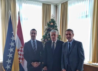 Prijem predsjednika HKD Napredak i BZK „Preporod“ kod dr. Dragana Čovića