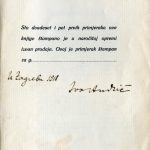 ex ponto – 1918. s potpisom Ive Andrića