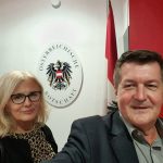 Slavica Mijić Lukač i Dražen Vikić-Topić u veleposlanstvu Austrije