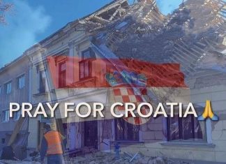 Pismo podrške, Hrvatskog kulturnog društva Napredak, gradovima u Republici Hrvatskoj koji su nastradali u potresu