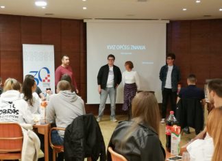 U Zagrebu Mladi HKD Napredak organizirali prvi kviz znanja