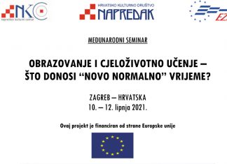 U Zagrebu započeo s radom seminar Obrazovanje i cjeloživotno učenje – Što donosi “novo normalno” vrijeme?