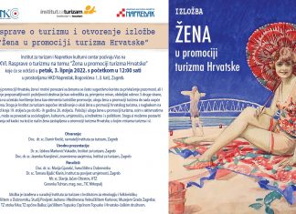 Rasprave o turizmu i otvorenje izložbe “Žena u promociji turizma Hrvatske”