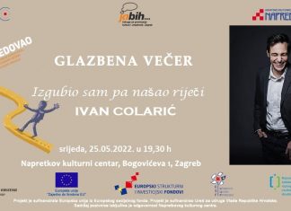 Glazbena večer s Ivanom Colarićem u sklopu EU projekta Napredovao bih
