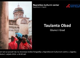 Otvorenje izložbe fotografija „GLUMCI I GRAD“ autorice TAULANTE OBAD