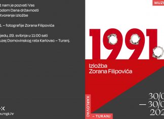 Otvorenje izložbe „1991.“ u Muzeju domovinskog rata Karlovac na Turnju