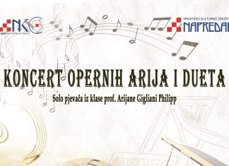 Sarajevo: Koncert opernih arija i dueta solo pjevača iz klase profesorice Arijane Gigliani Philipp
