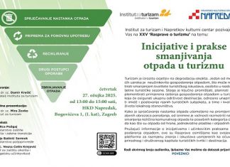 XXV. Rasprave o turizmu: Inicijative i prakse smanjivanja otpada u turizmu