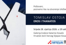 EROS I THANATOS – otvorenje izložbe Tomislava Ostoje u Mostaru