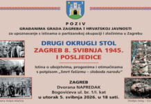 Najava: Drugi okrugli stol o temi Zagreb 8. svibnja 1945. i posljedice