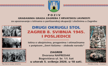 Najava: Drugi okrugli stol o temi Zagreb 8. svibnja 1945. i posljedice