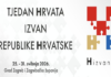 Najava početka programa ”Tjedan Hrvata izvan Republike Hrvatske”