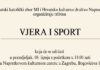 Najava: Tribina „Vjera i sport“ u Napretkovom kulturnom centru u Zagrebu